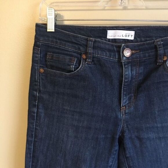 Loft size 2 modern skinny jeans - Picture 3 of 9